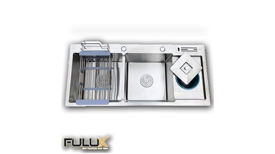 Hệ tủ kho FULUX FL-10045 là phụ kiện tủ bếp hiện đại