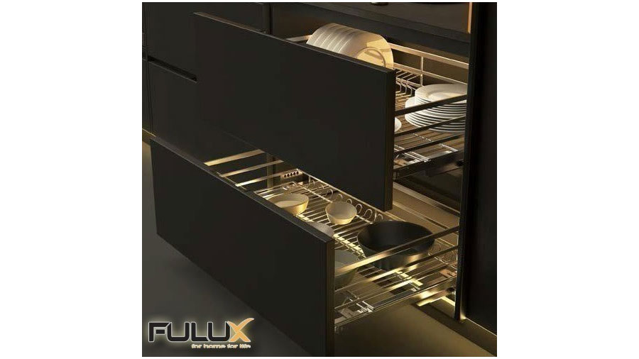 Giá xoong nồi đa năng FULUX SP-SUS304/60T là phụ kiện tủ bếp hiện đại