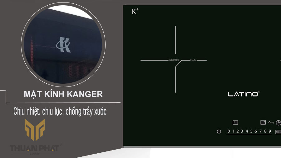 Mặt kính Kanger chịu nhiệt lên đến 700 độ C