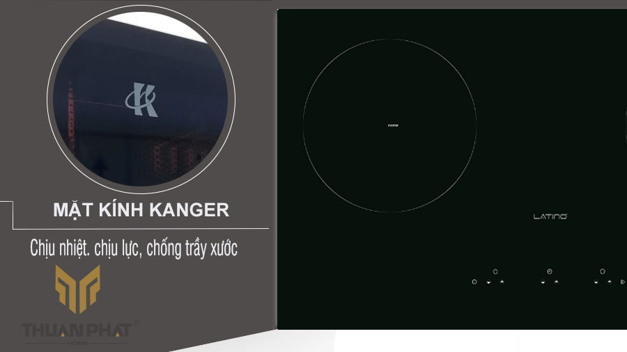 Mặt kính Kanger chịu nhiệt lên đến 700 độ C