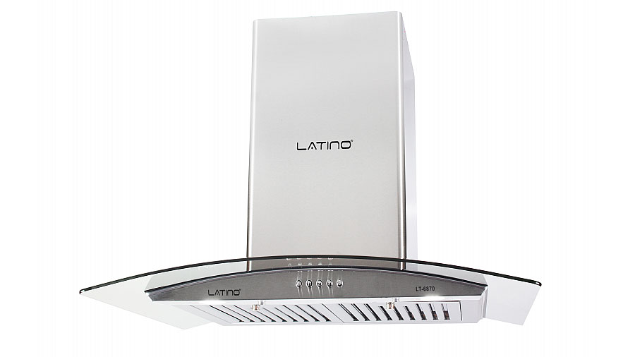 Máy hút mùi LATINO LT-6870 là máy hút mùi kính cong cao cấp