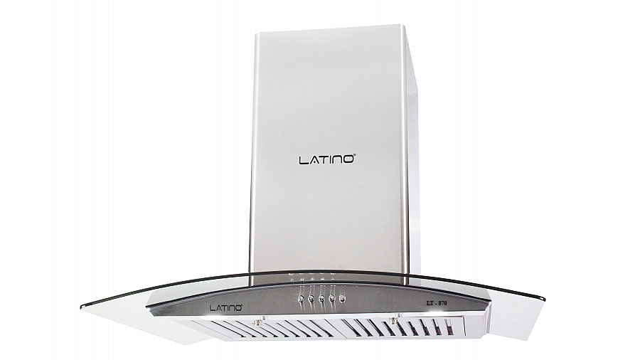 Máy hút mùi LATINO LT-870 là máy hút mùi kính cong cao cấp