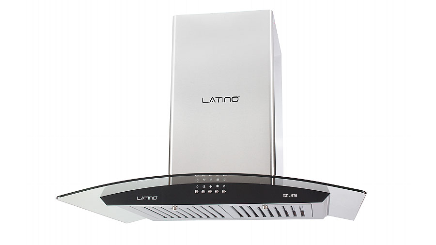 Máy hút mùi LATINO LT-970 là máy hút mùi kính cong cao cấp