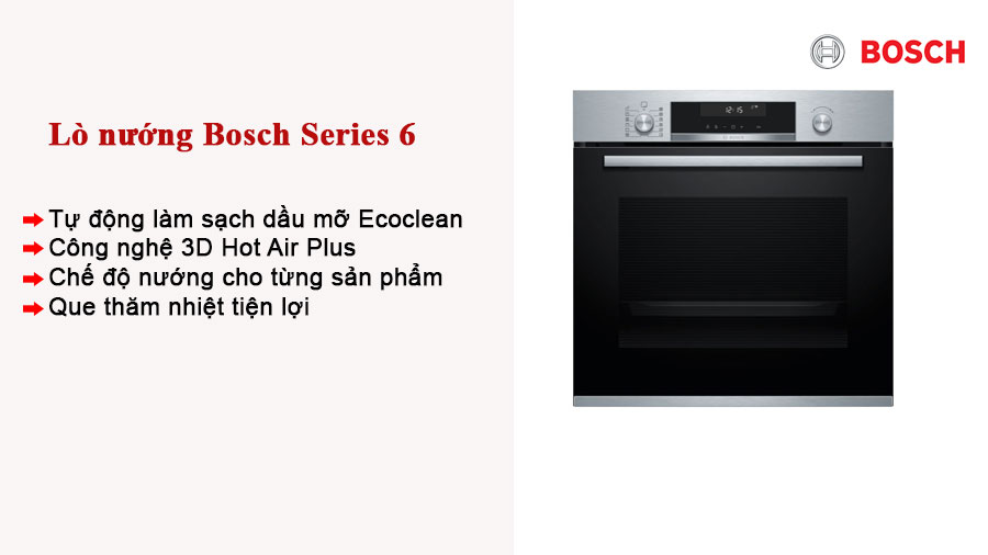 Lò nướng Bosch series 6