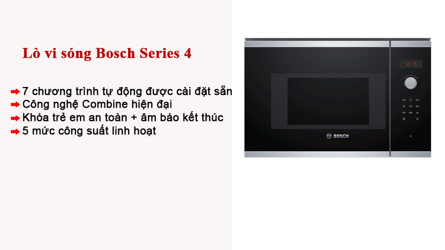 Lò vi sóng Bosch Series 4