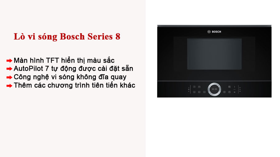 Lò vi sóng Bosch series 8