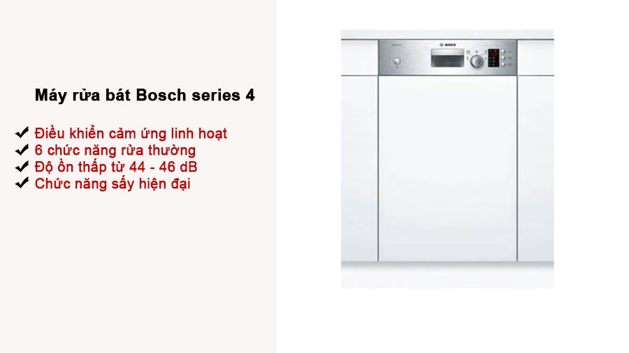 Máy rửa bát Bosch Series 4