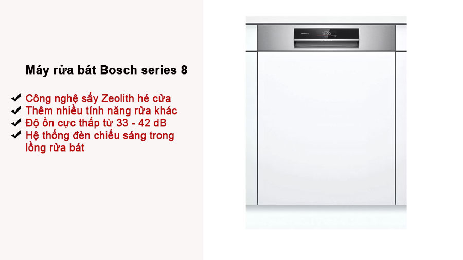 Máy rửa bát Bosch Series 8